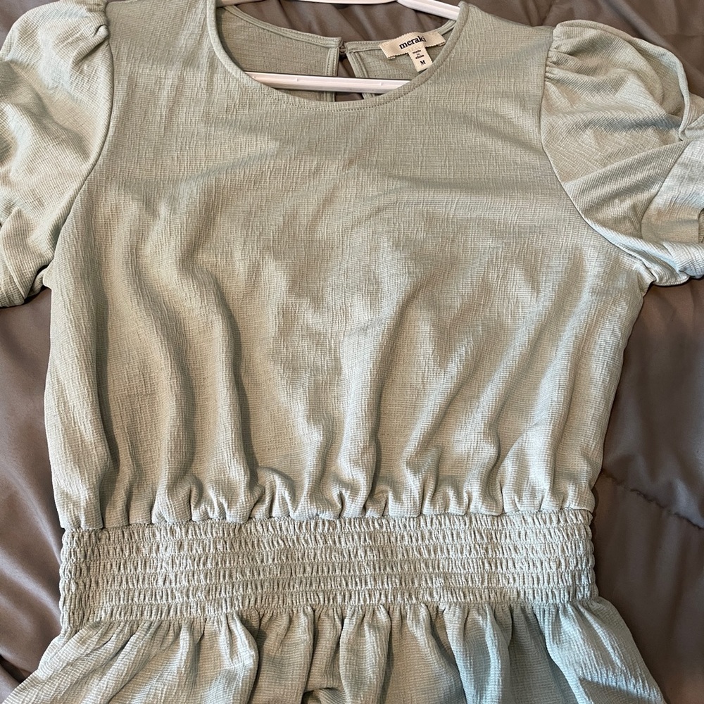 Light green shirt